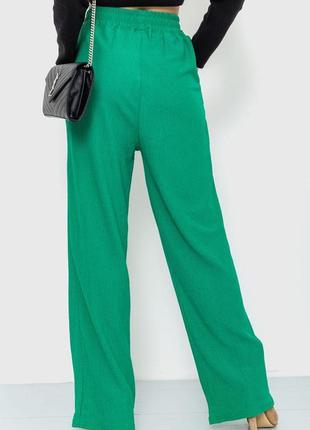 Штани жіночі вільного крою, колір зелений, 220r0044 фото