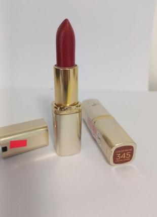 L'oreal paris color riche сатиновая помада для губ тон 345.