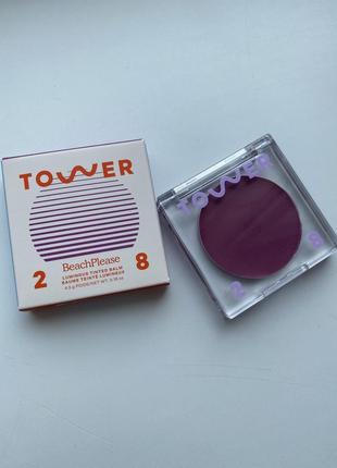 Невероятно красивые кремовые румяна tower 28 beauty beachplease lip + cheek cream blush