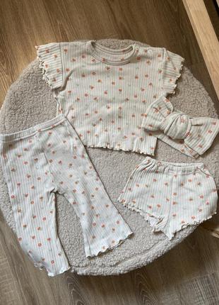 Комплект на дівчинку 74 р