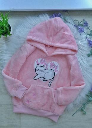 Тепле махрове худі відмінної якості для дівчинки