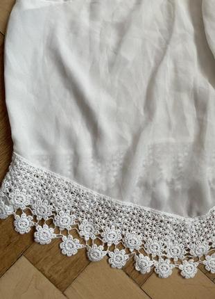 Літня біла літня біла блуза atmosphere мереживна блуза мережева