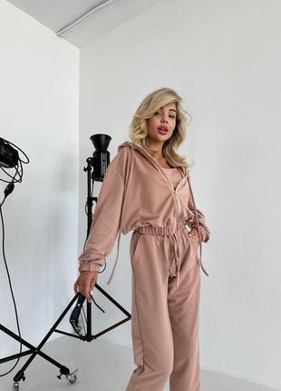 Жіночий спортивний костюм трійка5 фото