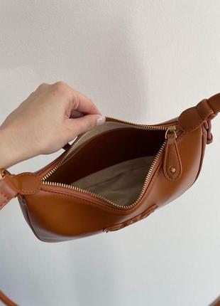 JW Anderson small Chain Lid bucket bag GANNI Purple, женская кожаная сумка, жеncкая кожаная сумка10 фото