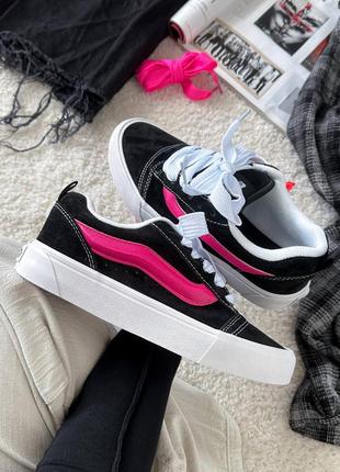 Vans knu old skool premium black pink
