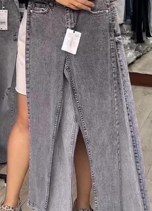 Джинсы мом фит