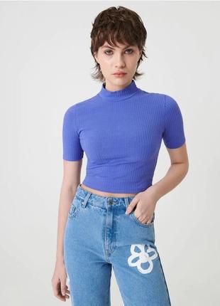 Кроп топ в рубчик