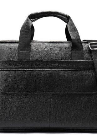 Шкіряна чоловіча ділова сумка-портфель для документів sk n54365