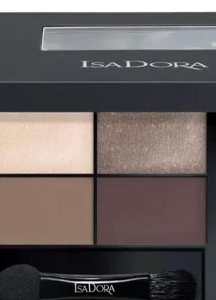 Тени для век isadora eye shadow quartet new collection 08 - chic neutrals