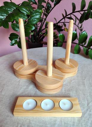 Потрійний тримач - моталка для ниток, в'язання.