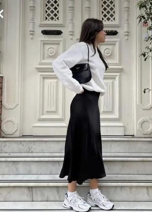 Атласная юбка