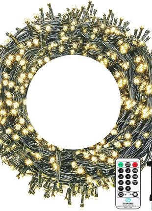 100 светодиодных рождественских гирлянд bowfar на открытом воздухе1 фото