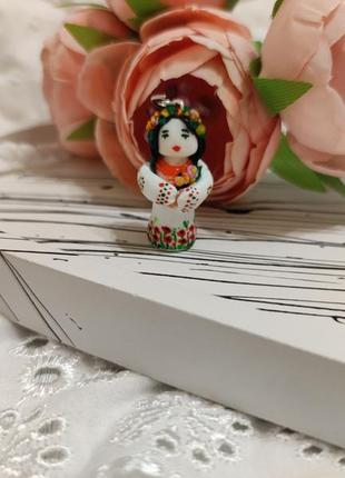 Подвеска чокер кукла мотанка