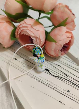 Подвеска чокер кукла мотанка