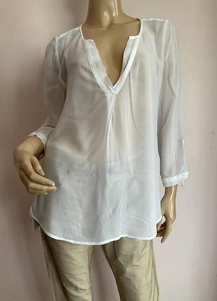 Якісна легка біла блузка/xs/ brend nile