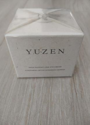 Поживний зміцнюючий денний  крем для шкіри навколо очей. yuzen. італія. елітна натуральна косметика