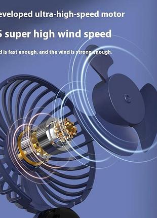 6 скоростей/3000mah ручной вентилятор/мини вентилятор/ручной вентилятор в дорогу