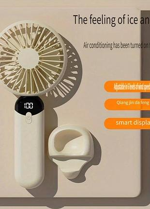 6 скоростей/3000mah ручной вентилятор/мини вентилятор/ручной вентилятор в дорогу