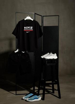 Оверсайз комплект, спортивные шорты и футболка nike