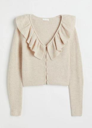 Кардиган h&m с воротником