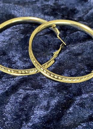 🇺🇸american vintage. винтажные серьги со стразами.