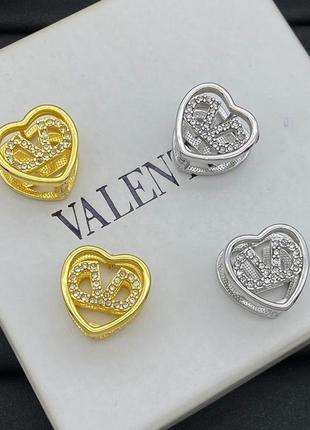 Серьги в стиле valentino 2