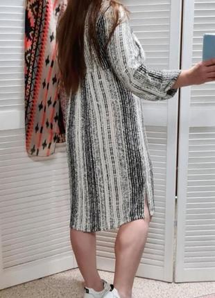 Платье рубашка прямого кроя