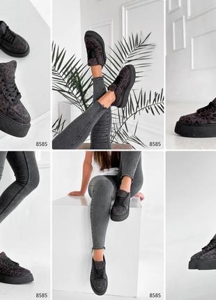 Кроссовки женские леопард