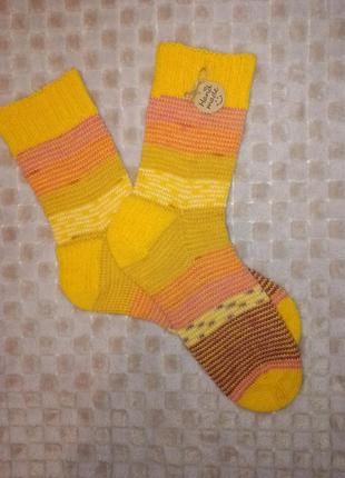 Теплые женские носки, вязаные носки ручной работы