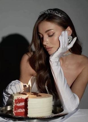 Длинные черные,красные,шампань,белые перчатки атлас,атласные