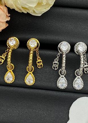 Серьги в стиле dolce gabbana 3