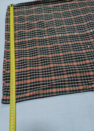Воротник 43 см navigator size xl рубашка в зеленокрасную клетку4 фото