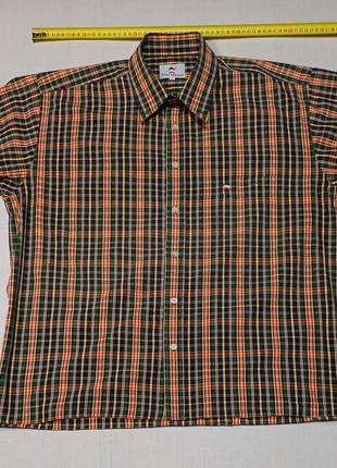 Воротник 43 см navigator size xl рубашка в зеленокрасную клетку2 фото
