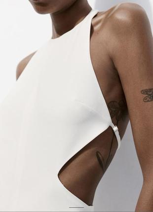 Сукня плаття міді по фігурі з розрізами по боках 4661/362