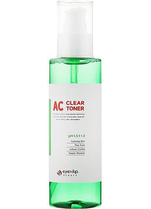 Тонер для проблемной кожи eyenlip ac clear toner 150 мл