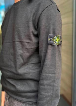 Свитшот stone island черный