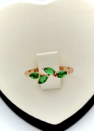 Кольцо веточка фирма xuping m&amp;l (медицинское золото) размер 16.17.18.19.