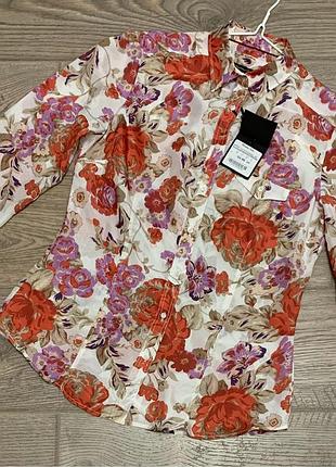 Шовкова сорочка/блуза massimo dutti р. 40/l/12 - на р. 38/м/10