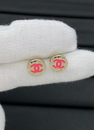 Серьги в стиле chanel