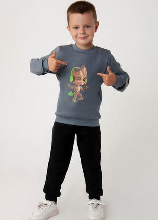 Спортивный костюм майнкрафт, спортивний костюм з начосом, спортивный костюм для мальчика, костюм з начосом, костюм с начесом3 фото