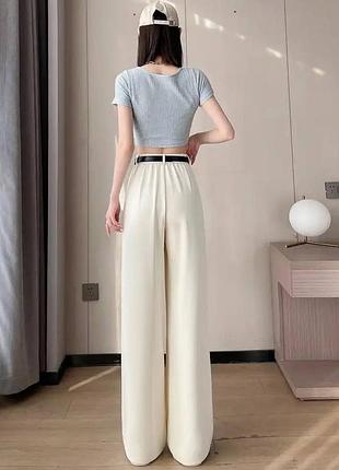 Брюки палаццо 4