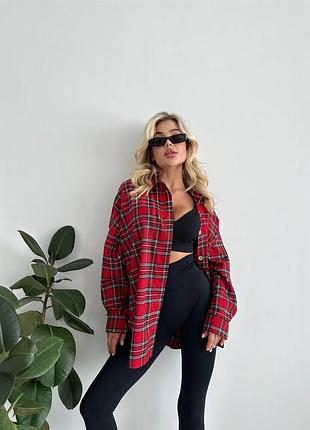Трендовая рубашка в клетку 🔥