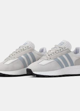 Мужские кроссовки adidas superstar retropy shop grey