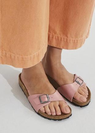 Birkenstock madrid шльопанці шкіряні