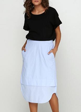 Летняя коттоновая юбка cos
