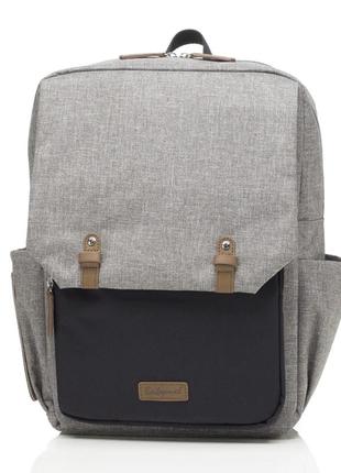 Рюкзак для города babymel london george changing bag - grey/black
