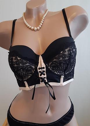 Мереживна білизна бюстгальтер бра бралетт балконет, розмір 80в