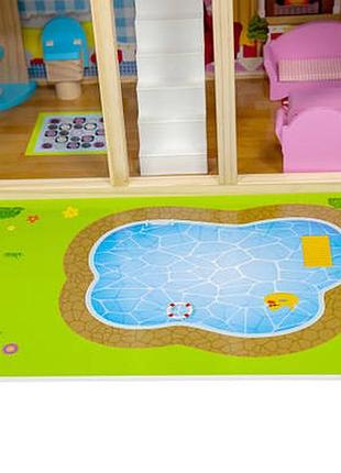 Деревянный кукольный домик avko вилла верона