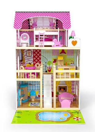 Деревянный кукольный домик avko вилла верона