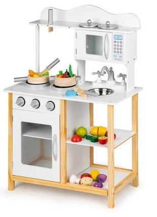 Дитяча дерев'яна кухня ecotoys